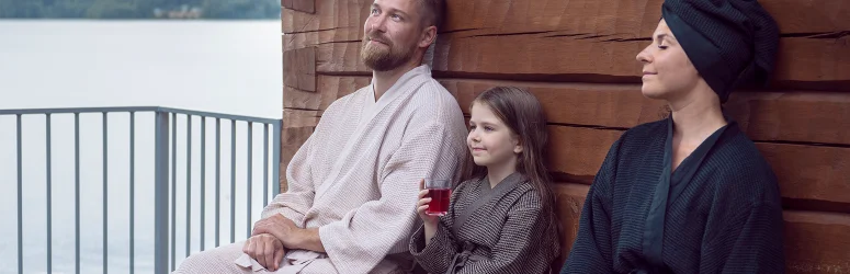 Oblečení do sauny: Syntetické tkaniny sem nepatří