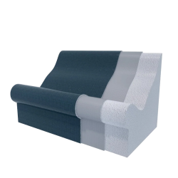 Sedadla v parní sauně