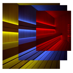 Saunové LED pásky, RGB