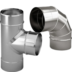 Saunový komín (jednotlivé stěny)