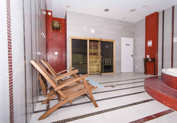 Rekonstrukce sauny s himálajskou solí ve sportovně-wellness centru OAZIS