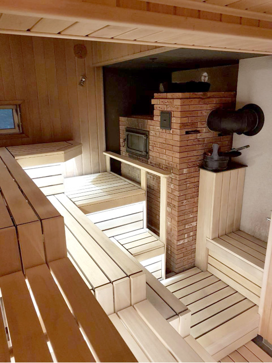 Rekonstrukce parní lázně v "Vyšnių dvaras" - Renovace