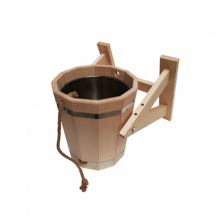 Sprchový kbelík s vložkou z nerezové oceli, 20 l
