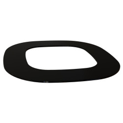 Zapuštěná příruba - HELO Himalaya, černé sklo 