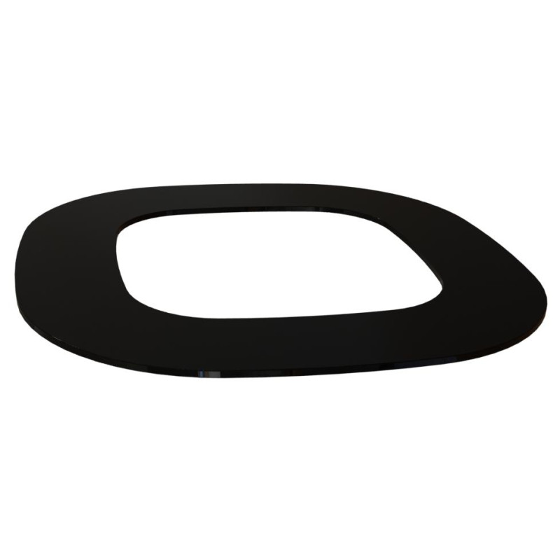 Zapuštěná příruba - HELO Himalaya, černé sklo