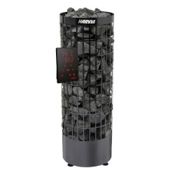 Elektrická saunová kamna - HARVIA Cilindro Black Steel PC70XE 6,8 kW