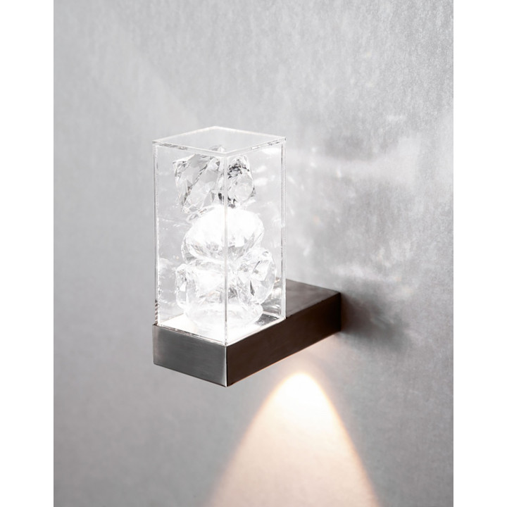 CARIITTI Toive LED čiré světlo s krystaly