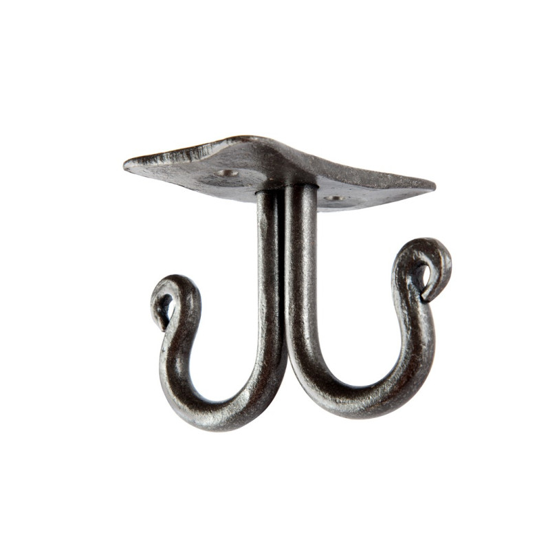 Věšák na ručníky pod polici, dva háčky