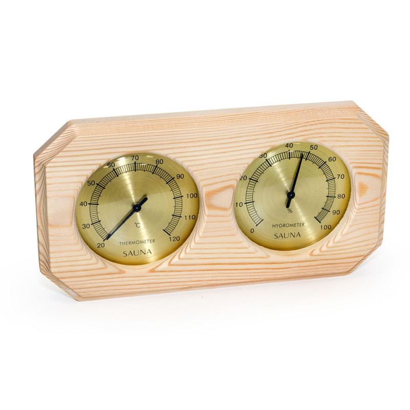 Termohygrometr SAUFLEX, horizontální, osmihranný