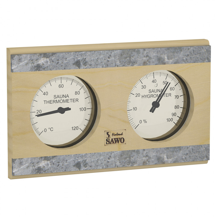 Termohygrometr SAWO 282-THRP, borovice