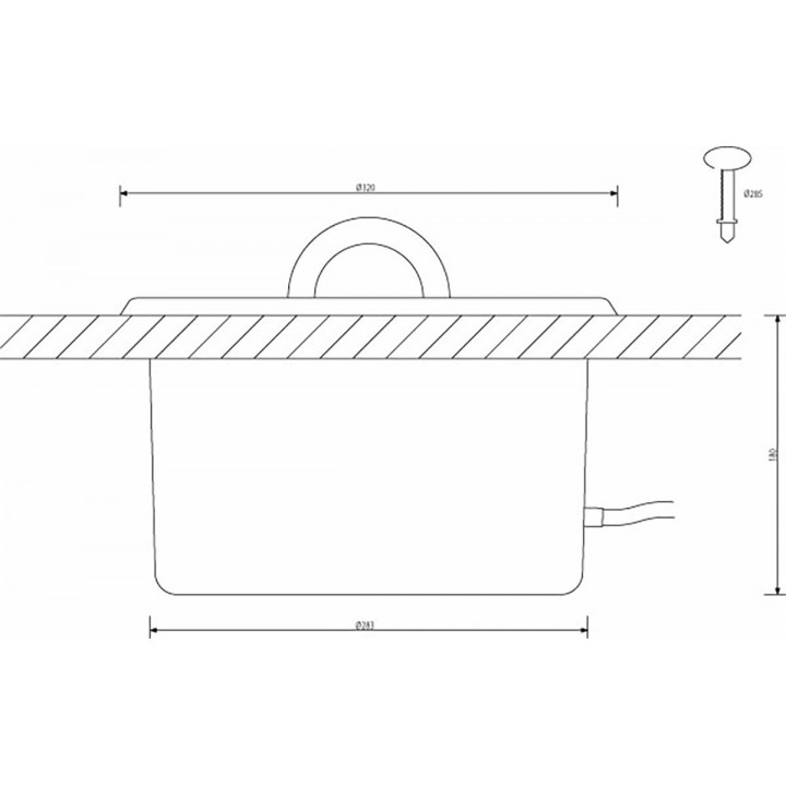 CARIITTI světlá mísa, průměr 320 mm