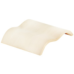 Dřevěná opěrka hlavy SAWO wave 515-A, osika 