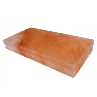 Leštěné himálajské solné cihly se zářezem 200x100x25mm