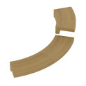 Zapuštěná příruba - pro rohový ohřívač SAWOTEC Tower, dřevěný - 1