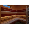 Spodní prvek saunové lavice, tepelně upravená borovice - 4