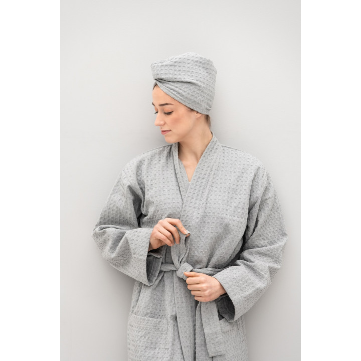Župan, L / XL, světle šedý