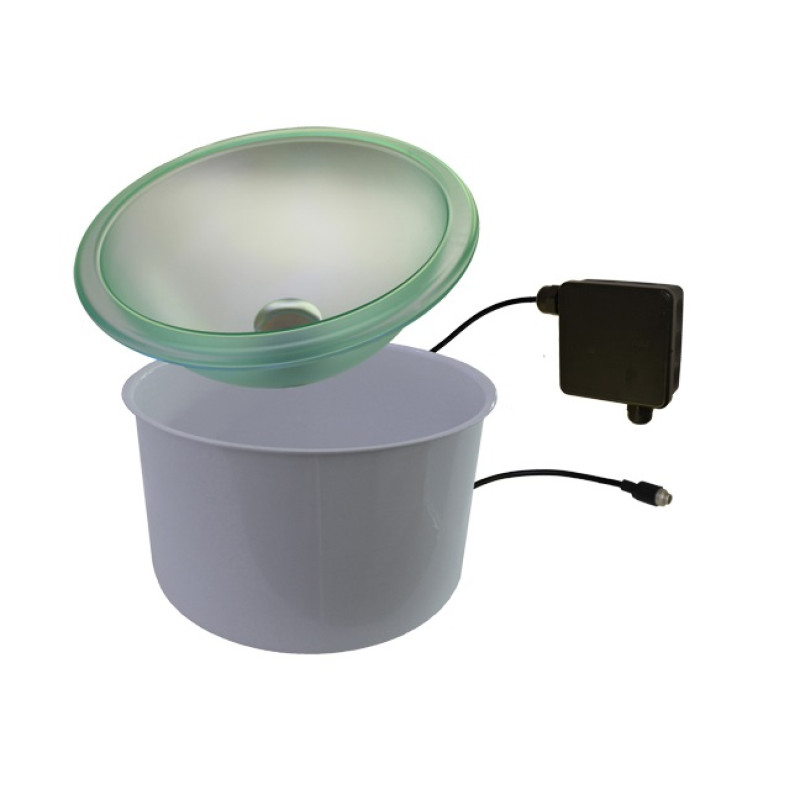 CARIITTI LED osvětlená mísa s vypouštěcím ventilem vody 5l