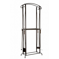 Držák palivového dřeva s nářadím  Držák palivového dřeva s nářadím