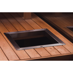 HUUM zapouštěcí příruba pro saunová topidla CLIFF / STEEL 