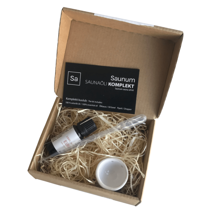 Sada SAUNUM s esenciálním olejem