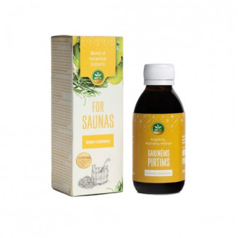 Směs rostlinných extraktů do sauny s esenciálními oleji z citronu a rozmarýnu, 150 ml