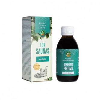 Směs rostlinných extraktů do sauny s esenciálním olejem z eukalyptu, 150 ml