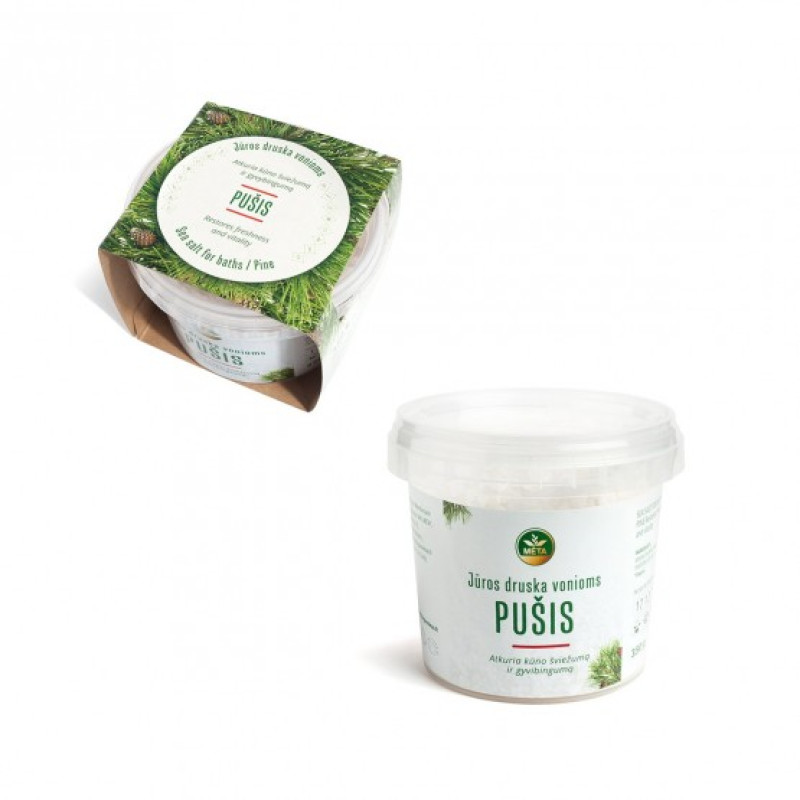 Mořská sůl s borovicovým esenciálním olejem