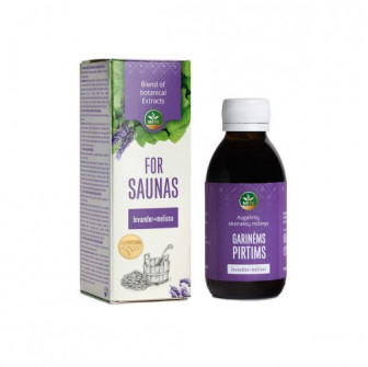Směs rostlinných extraktů do sauny s esenciálními oleji z levandule a meduňky, 150 ml