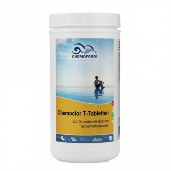Pomalu rozpustný chlór CHEMOCLOR T-Tablety 20 g, 1 kg