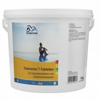 Pomalu rozpustný chlór CHEMOCLOR T-Tablety 20 g, 5 kg