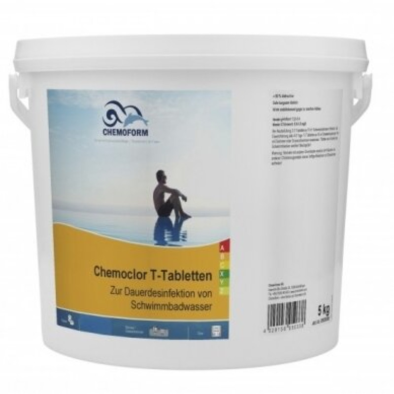 Pomalu rozpustný chlór CHEMOCLOR T-Tablety 20 g, 5 kg