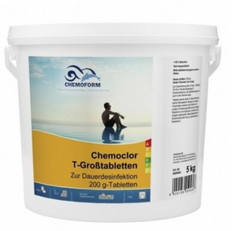 Pomalu rozpustný chlór CHEMOCLOR T-tablety 200 g, 5 kg