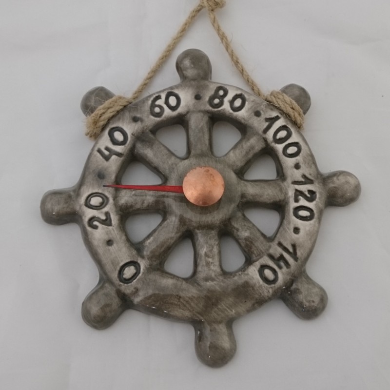 Keramický teploměr do sauny - kolečko