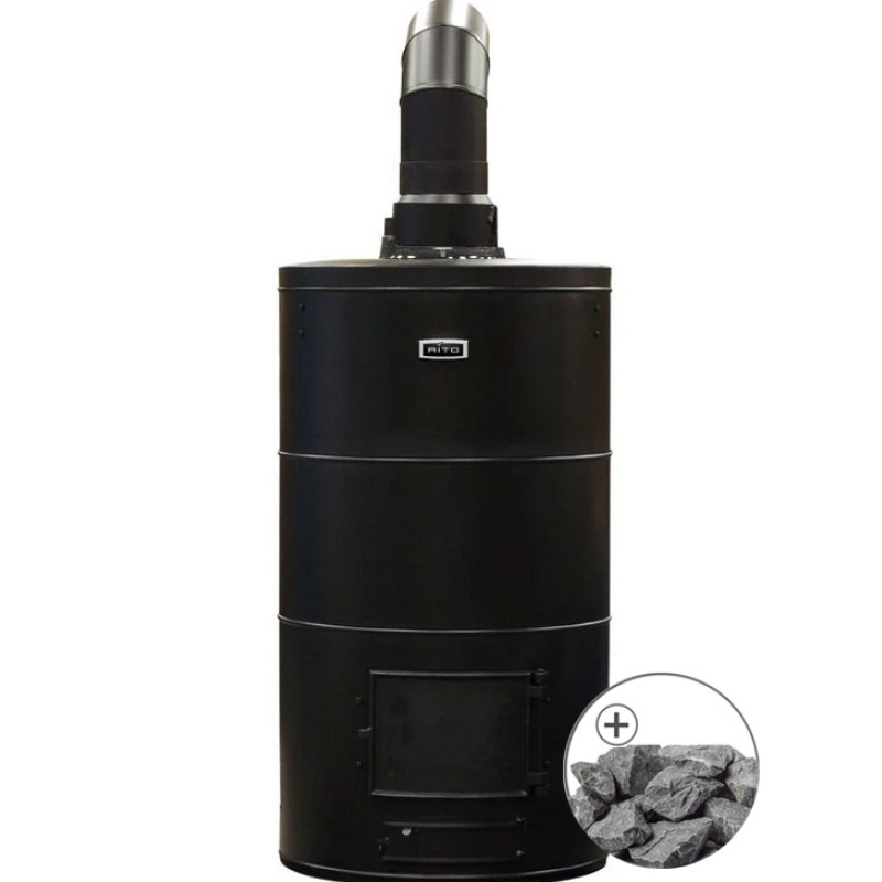 Saunová kamna na dřevo - AITO AK-68, s tradičními kameny