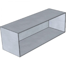 Zástrčka 50 x 150 mm  Zástrčka 50 x 150 mm