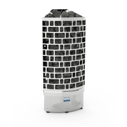 Elektrická saunová kamna – SAWOTEC Ari Corner 9 kW, bez řídicí jednotky 