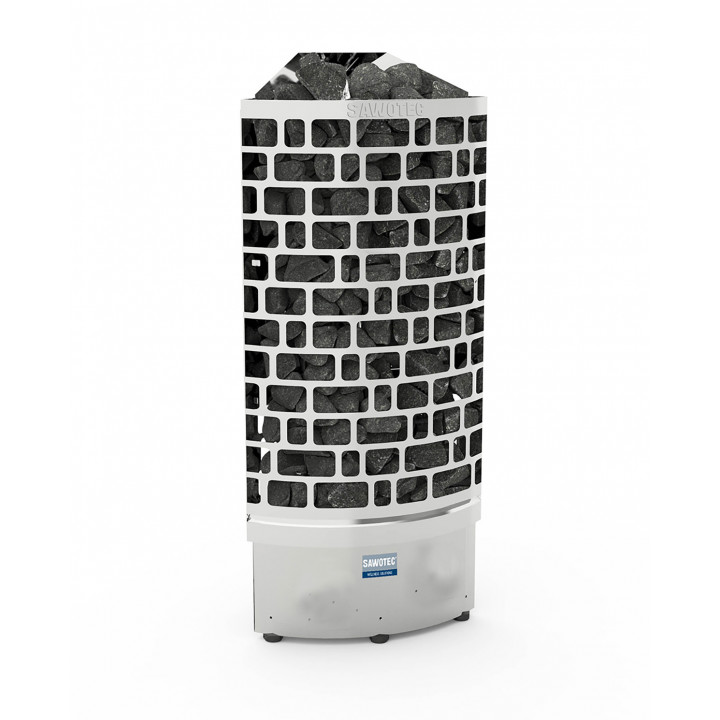 Elektrická saunová kamna – SAWOTEC Ari Corner 7,5 kW, bez řídicí jednotky