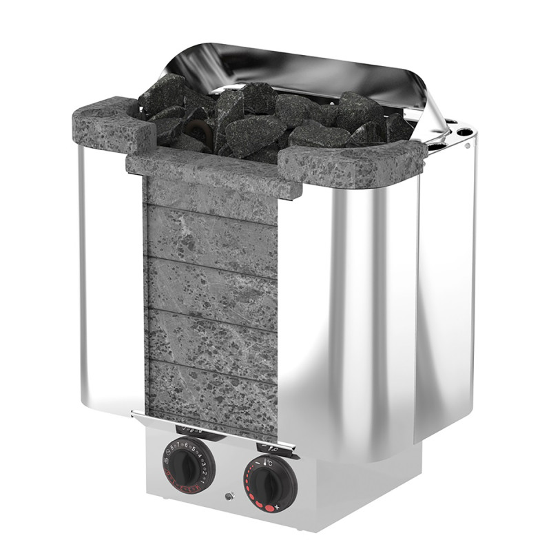 Elektrická saunová kamna – SAWOTEC Cumulus s řídicí jednotkou