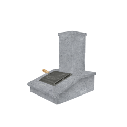 Kamenná úprava komína, Mastek, 540 mm 