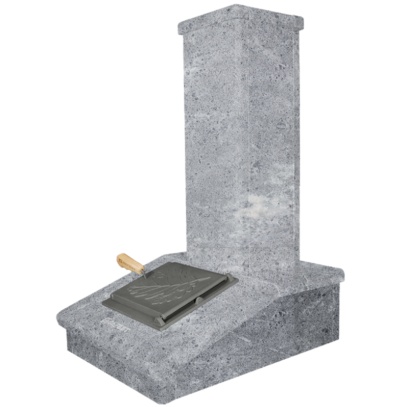 Kamenná povrchová úprava komínu, Mastek, 790 mm