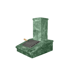 Kamenná úprava komínu, hadovitá, 540 mm  Kamenná úprava komínu, hadovitá, 540 mm