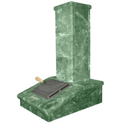 Kamenná úprava komínu, hadovitá, 790 mm 