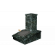 Kamenný komín, tmavý Serpentine, 540 mm