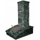 Kamenný komín, tmavý Serpentine, 790 mm