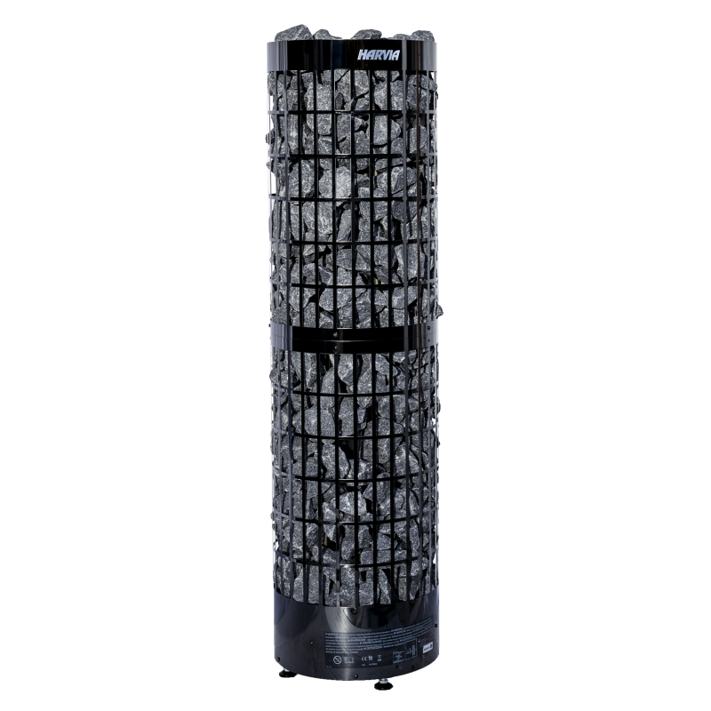 Elektrická saunová kamna - HARVIA Cilindro Pro Black Steel PC100E/135E 10-13,2 kW