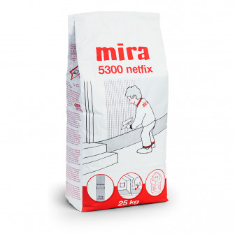 Vyztužená lepidlo-armovací omítka MIRA 5300 Netfix