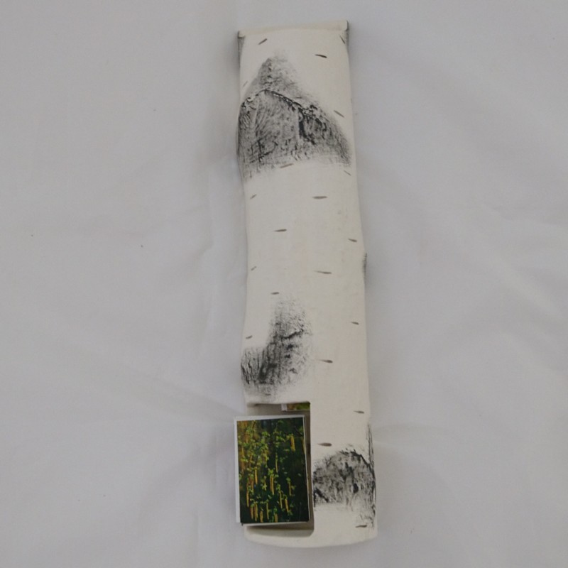 Keramický držák na zápalky - bříza