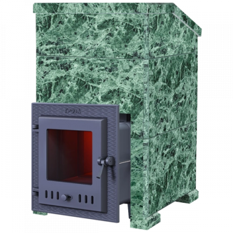 Saunová kamna na dřevo GEFEST - Groza 24 (M) President Serpentine