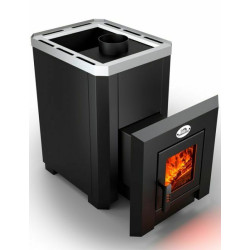 Saunová kamna na dřevo - NOVA KLASSIK 26 s prosklenými dvířky  Saunová kamna na dřevo - NOVA KLASSIK 26 s prosklenými dvířky