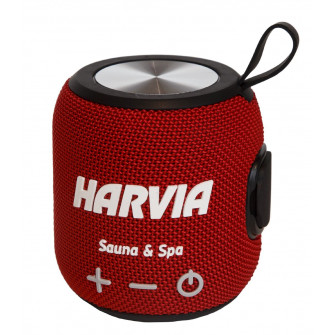 Voděodolný saunový reproduktor HARVIA, červený